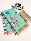 MG 348 Linen Digital Printed Non Catalog Sarees Wholesale Market In Surat